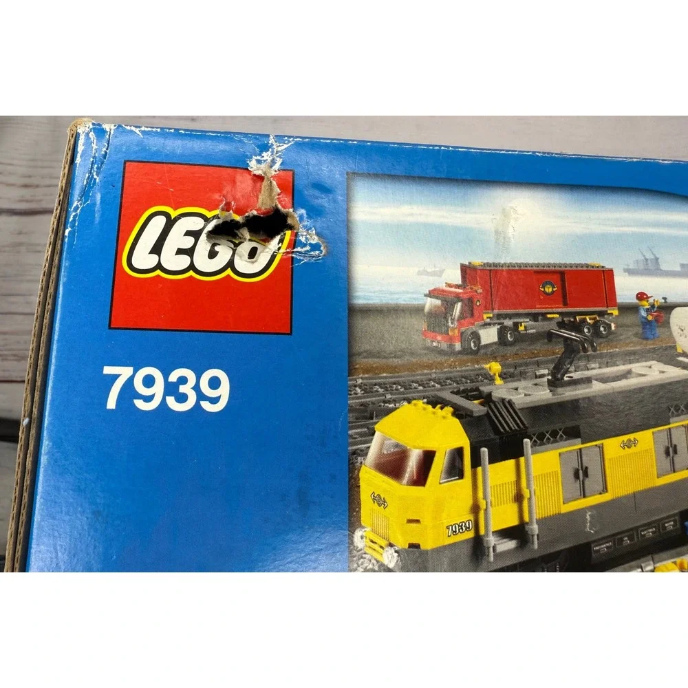 LEGO City 7939 Cargo Train Retired Power Functions Motorized Set New Sealed Box